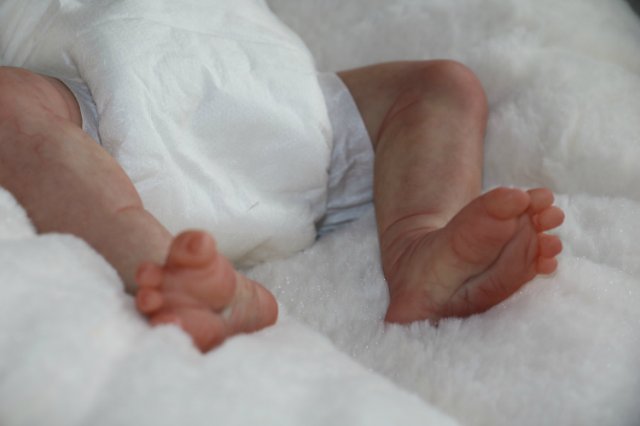 Спящая малышка Рози 2. Куколка реборн Виктории Вишни