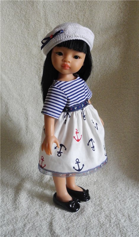 Опять морская тема — Одежда и обувь для кукол своими руками: фото (фото 5)