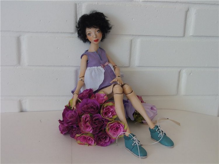 Авторские шарнирные куклы Кислой Валентины. Девочки молда Кузя