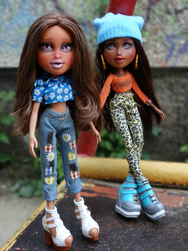 Мои девочки (перерисованные Братц 2015) вышли на улицу (фото 5)