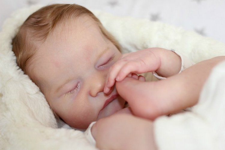 Мальчик-заичик, Левушка, кукла реборн Беспаловои Жанны