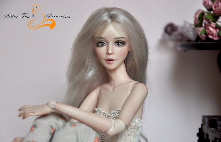 Фарфоровая шарнирная кукла Оленька от SisterFox (фото 8)
