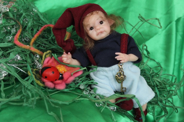 Малышок, кукла реборн Элины Кудрявцевой