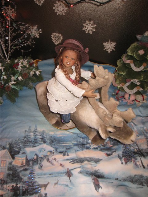 Новый год у Пуки и Лиллеморе от Annette Himstedt (фото 3)