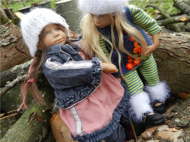 Мои крохотульки на природе. Клубные куколки от Аннет Химштед