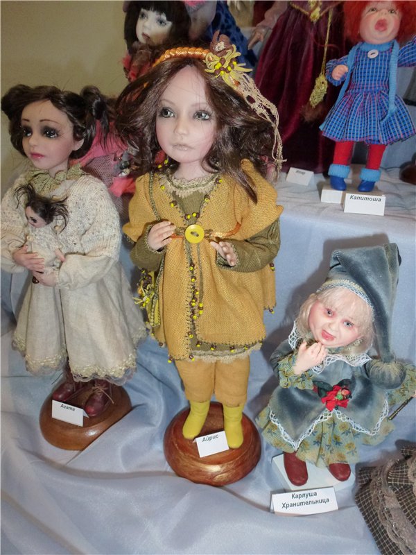 Авторские куклы Елены Коноваловой. Полимерная глина