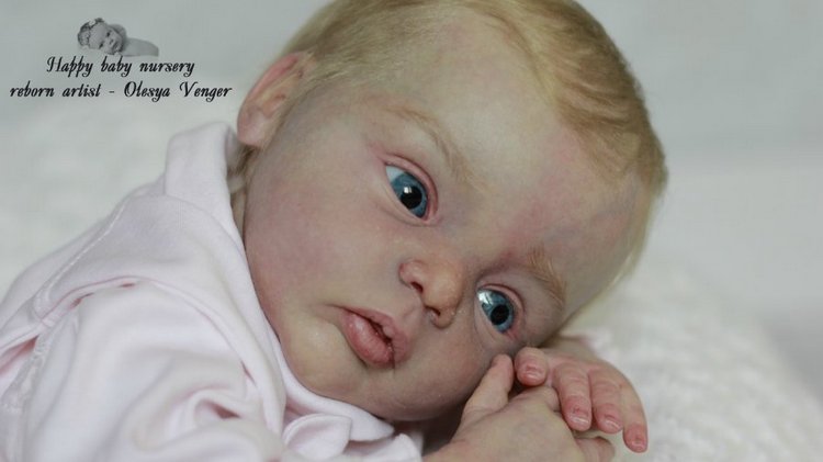 Моя милая златовласка Ева. Кукла реборн Олеси Венгер
