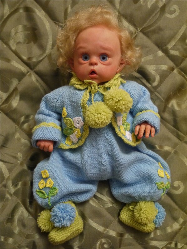 Малыш эльфик Василёк из молдика Офелия, кукла реборн Натальи Фединой, Baby-Zest