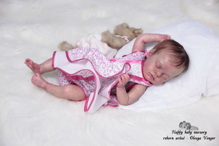 Моя принцесса Крошечка-Кокошечка. Кукла реборн Олеси Венгер