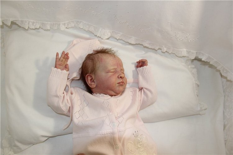 Моя малышка-реборн из молда Reese, от замечательного скульптора Andrea Arcello