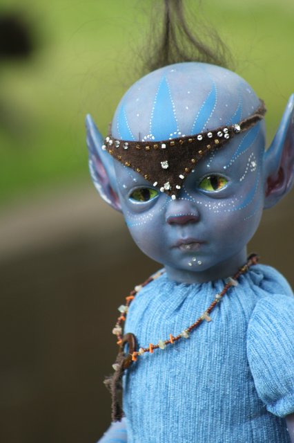 Аватарёнок Вишно (защитник) - кукла от Элины Кудрявцевой