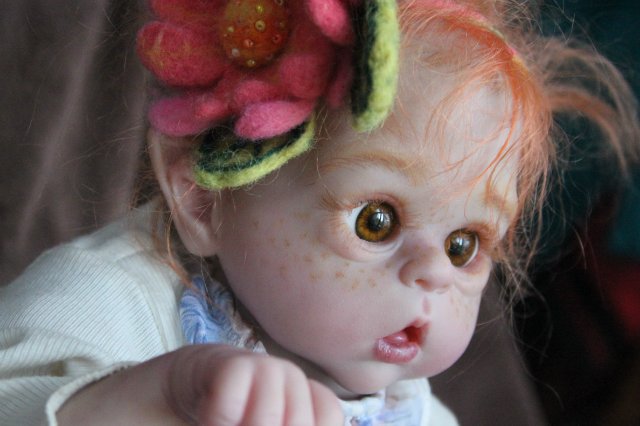 Офелька-Цветочек. Кукла реборн Элины Кудрявцевой