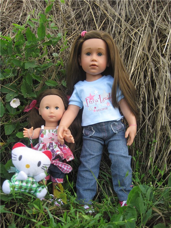 Сестрёнки. Куклы Готц Алиса и Оленька