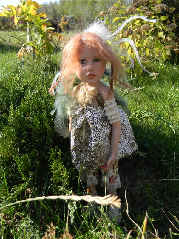 В сентябре пришло к нам лето! Мальва Zwergnase, мой рыжий эльфик