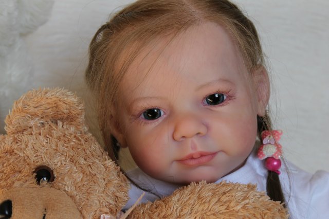 Моя милая Мариночка! Малышка реборн из молда Camille