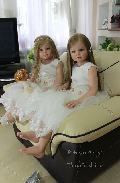Эва и Анжела. Часть первая - Девочки. Куклы реборн Елены Ядриной (фото 5)