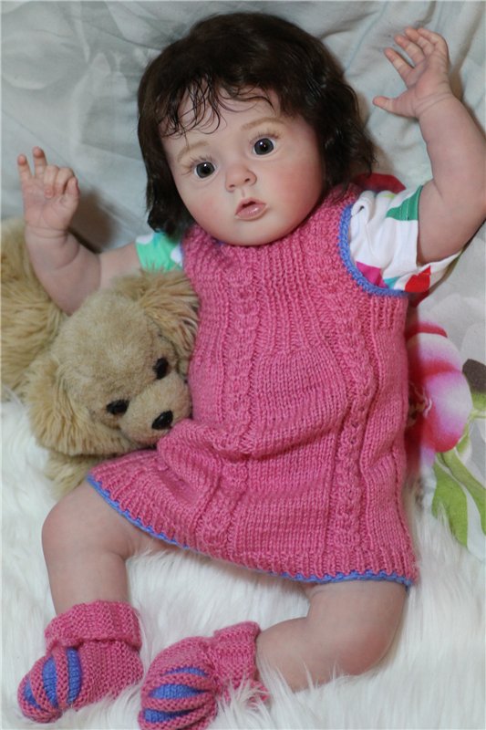 Татка - малышка реборн из молда Тиффани от Натали Блик (фото 8)