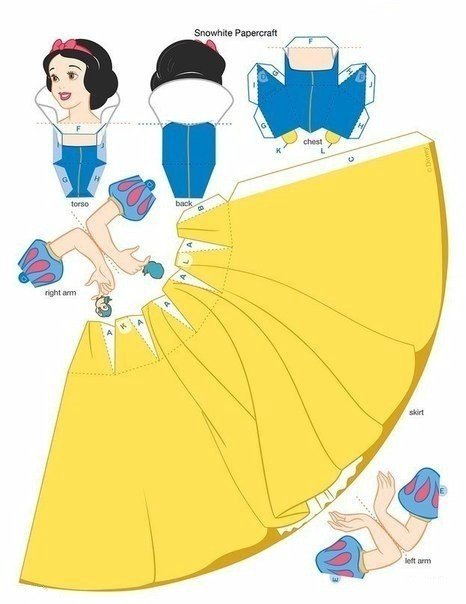 Мои любимые бумажные куклы для вырезания