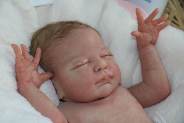 Спящая малышка Рози 2. Куколка реборн Виктории Вишни