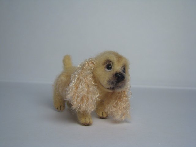 Настоящий верный друг. Авторская игрушка валянием Ольги Чернухо