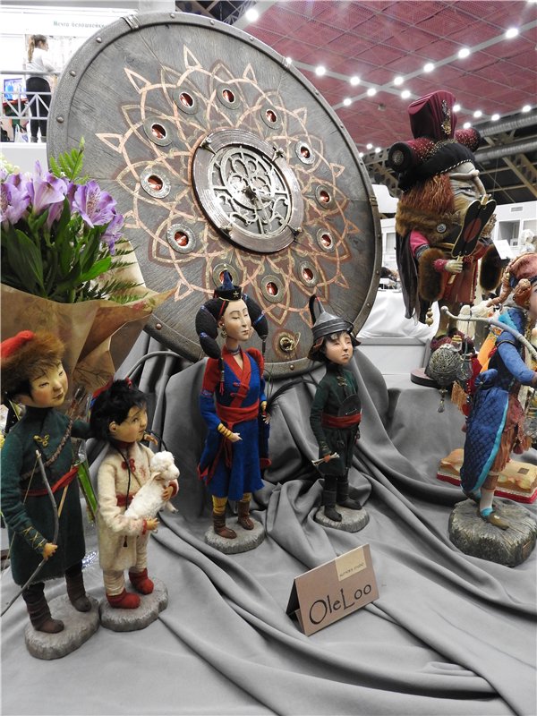 Экскурсия в страну чудес… Авторская кукла. Москва, Тишинка 2016