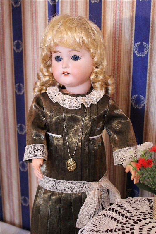 Немецкая антикварная кукла (фото 8)