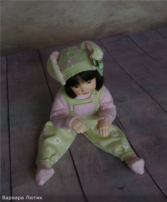 Новая кроха родилась. Шарнирная кукла