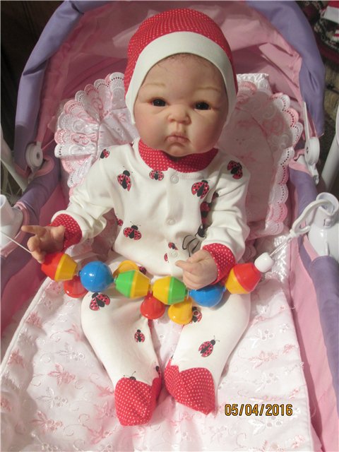 Милая щекастик реборн Пэрис (фото 2)