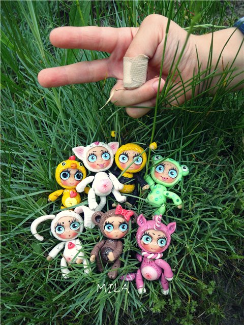 Игрушки для кукол. Зверята от Милы