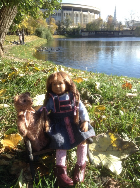 Мой первый мишка Тедди! Фотосессия с Синой от A. Himstedt