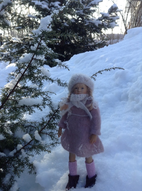 Зимняя фотосессия Сири. Siri mini club A. Himstedt (фото 7)