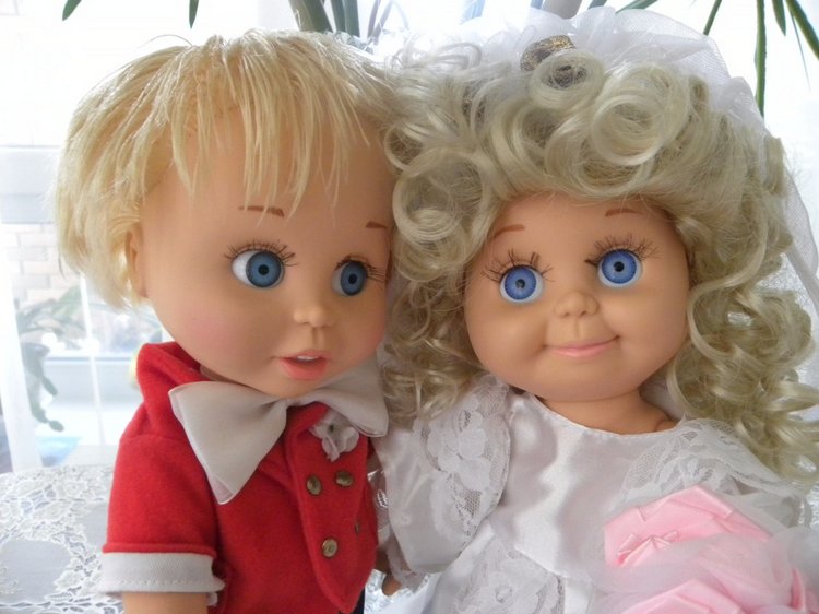 Ах, эта Свадьба, свадьба — Куклы Galoob Baby Face (Фейсинки): винтаж 90 (фото 8)