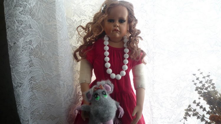 Фарфоровая кукла от Hildegard Günzel | Бэйбики Фарфоровая кукла от Hildegard Günzel