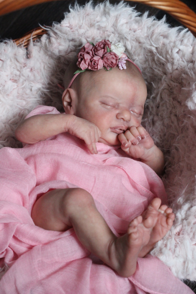 Новорожденная девочка. Кукла реборн Светланы Преображенской (фото 10)