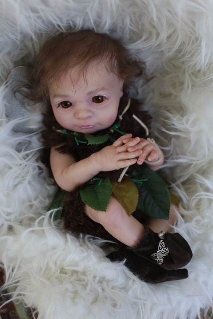 Лесной Эльфёныш,кукла-реборн Элины Кудрявцевой