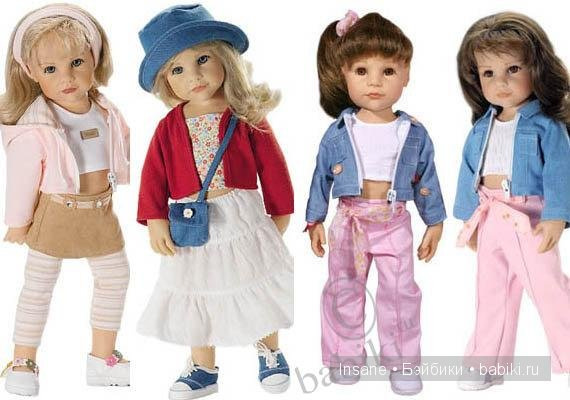 Каталог игровых кукол Gotz 2004-2005
