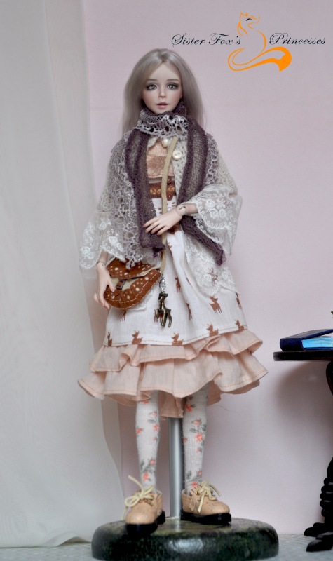 Фарфоровая шарнирная кукла Оленька от SisterFox