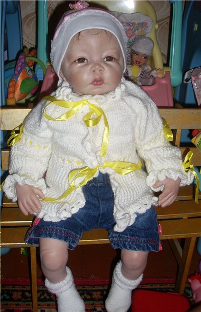 Вязанная кофточка для моей Машульки