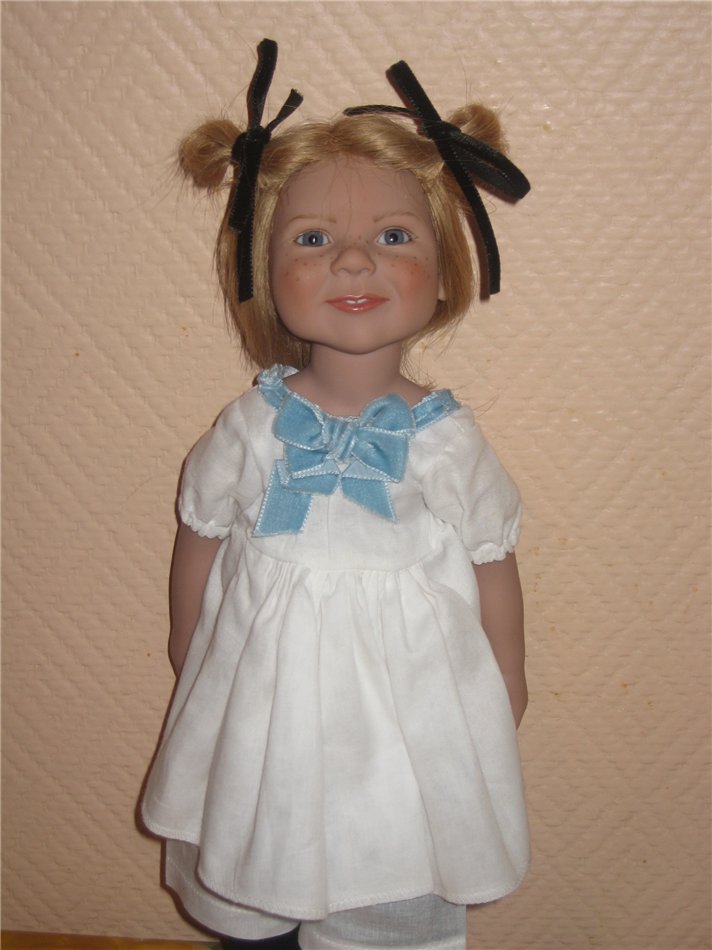 Солнечная девочка. Куколка фирмы Цвергназе