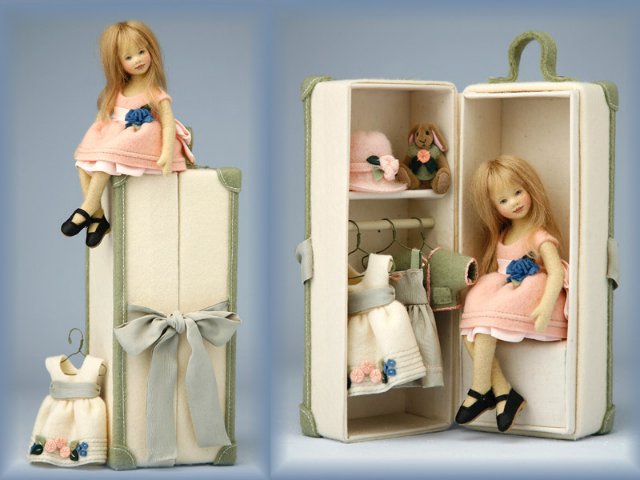 Валянные куклы из шерсти Мэгги Яконо, Maggie Iacono dolls (фото 4)