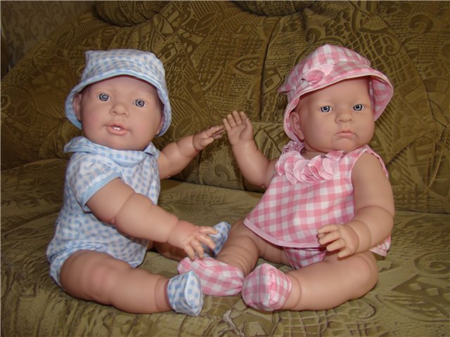 Сладкая парочка из летней коллекции. Испанские куклы Berenguer (фото 5)