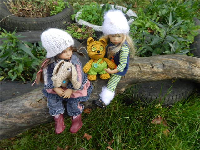 Мои крохотульки на природе. Клубные куколки от Аннет Химштед