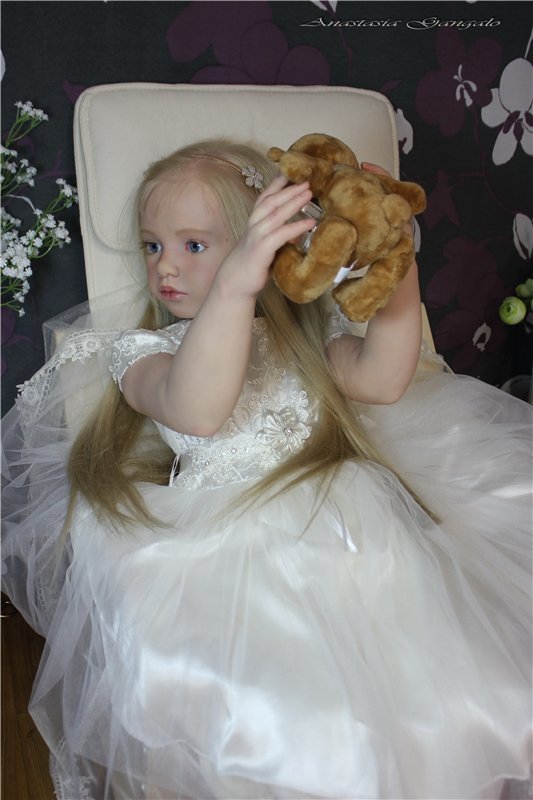 Алеся... Леся, Лесенька. Кукла реборн Анастасии Гангало