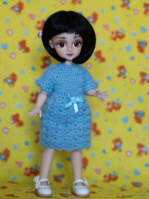 Голубое наваждение или много мохеровой пряжи