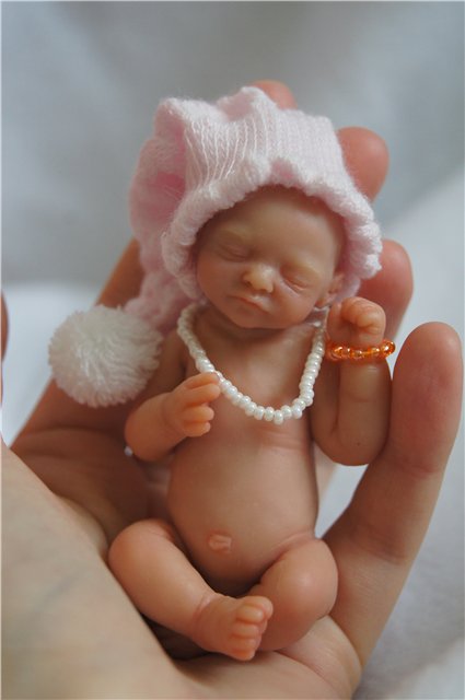 Моя крошка. Авторская мини кукла