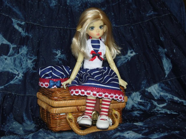 Хотим на море! (наряды в морском стиле для realpuki и Kaye Wiggs Lillie) (фото 7)