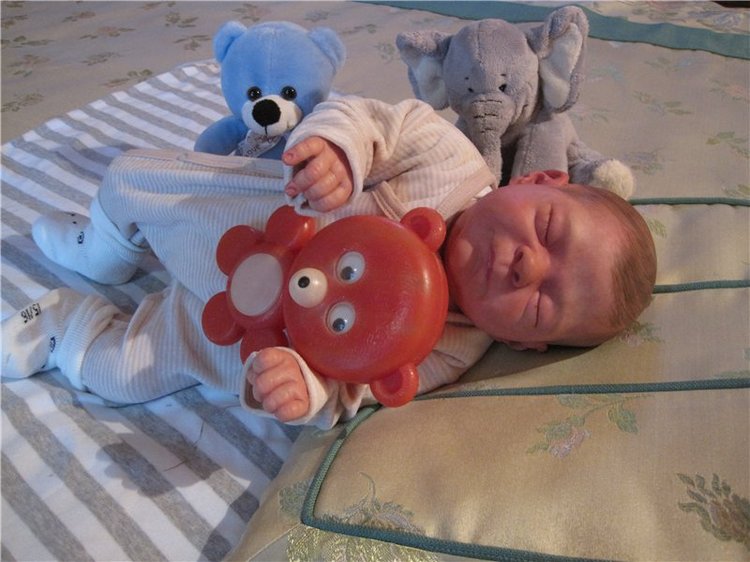 Колыбельная для малыша.Кукла реборн Тимурчик Ольги Астаповской