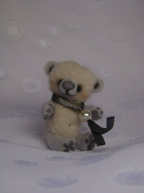 Мишка Бусинка, авторская игрушка Ольги Чернухо (фото 2)