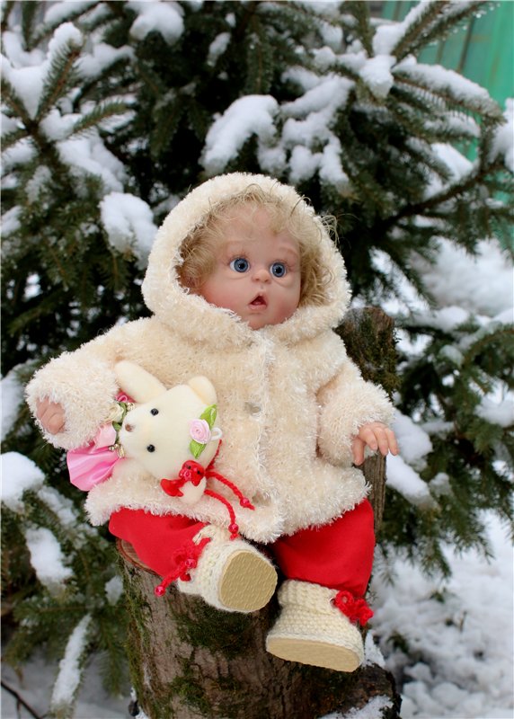 Кукла реборн. Мини Офелечка2 (фото 6)