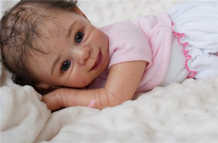 Еще одна улыбашка. Кукла реборн Наталии Коноваловой (фото 6)